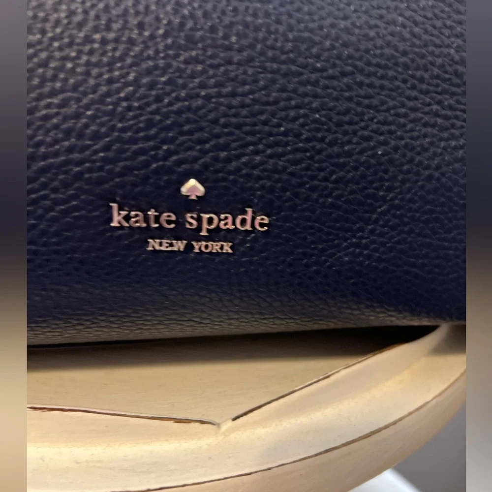 kate spade Black Pebbled Leather Hobo Satchel
